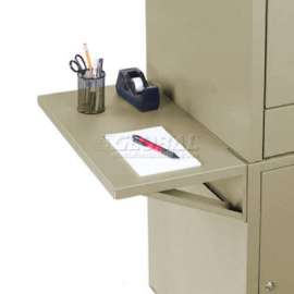 Global Industrial Set Of 2 Putty Side Shelves For Security Audio Visual Cart