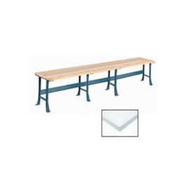 Global Industrial Production Workbench w/ Laminate Square Edge Top, 180"W x 30"D, Gray