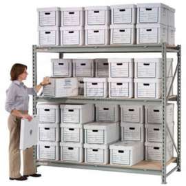 Global Industrial Record Storage Rack Starter 60"W x 36"D x 72"H