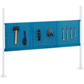 Global Industrial 18" & 36" Pegboard Panel Kit, 60"W, Blue