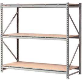 Global Industrial Additional Shelf, Extra Heavy Duty Rack, Wood Deck, 60"W x 48"D, Gray