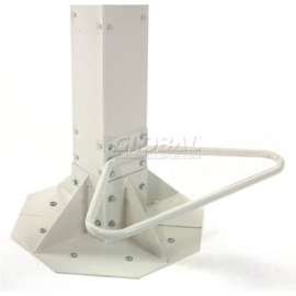Footrest For Global Industrial Orbit Computer Workstations - Beige