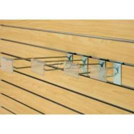 6" Special Slatwall Hooks With Plastic Label Holder, Zinc