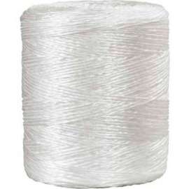 Global Industrial Polypropylene Tying Twine, 1 Ply, 5500'L, 210 Lbs. Tensile Strength, White