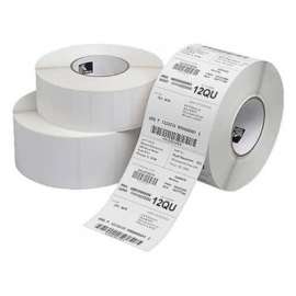 Zebra Z Perform Perforated Paper Labels, 4"W x 6"L, 3" Core, 8"OD, 4/Pack