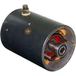 Buyers Replacement Motor, M3100, Light Duty, 12V DC, CCW, Tang Shaft