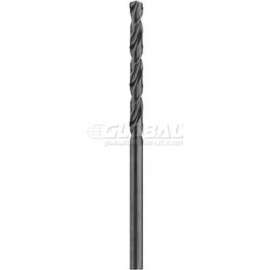 DeWALT Aircraft Black Oxide Extended Length Drill Bit, DW1607, 1/4" Diameter, 6" Long