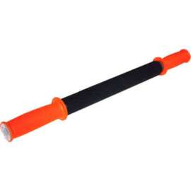 Tiger Tail 22" Long Hand Held Portable Foam Roller, Black/Orange
