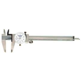 Fowler 52-008-007-01 0-6" Dial Caliper W/White Dial