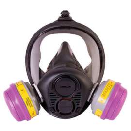 North RU6500 Silicone Full Facepiece Respirator, Small, RU65001S