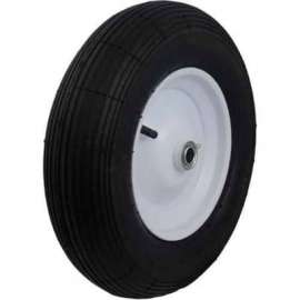 Marathon 20063 4.80/4.00-8 Ribbed Tread Pneumatic - 3" Centered Hub - 3/4" Bearings