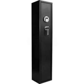 Barska Quick Access Biometric Rifle Safe AX11652 - 8-5/8"W x 9-13/16"D x 52-3/16"H Black