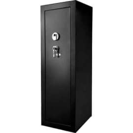 Barska Extra Large Biometric Rifle Safe AX11780 - 19-3/4"W x 16"D x 57"H, Black