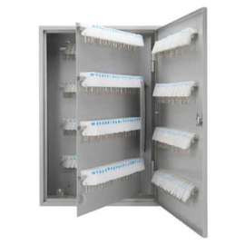 Barska Key Lock Box With White Tags & Keyed Lock CB12492 - 160 Key Cap. 22" x 15" x 3" Gray
