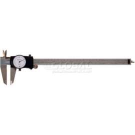 Mitutoyo 505-749 0-12" Dial Caliper W/White Dial