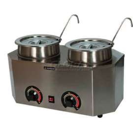 Paragon 2029A Pro-Deluxe Can Dual Warmer Ladle Unit, 19-3/4"W x 11-3/4"D x 9"H - Model A