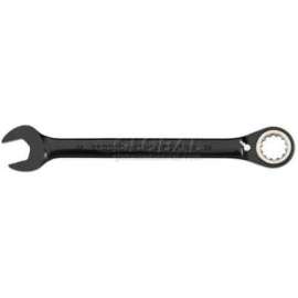Proto JSCV14F Black Chrome Combination Locking Flex-Head Ratcheting Wrench 7/16" - Spline