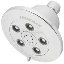 Speakman Anystream Alexandria Wall Mount Shower Head, Polished Chrome Finish, 2.5 GPM