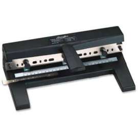 Swingline Heavy Duty Punch, 2 - 7 Holes, Adjustable Centers, A4 Compatible, 40 Sheets, Black