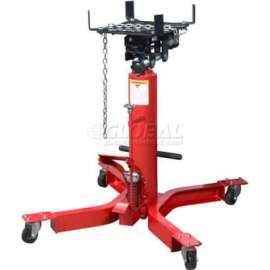 Sunex Tools 7793B 1/2 Ton lb Telescopic Transmission Jack, Universal Saddle, Foot Activated