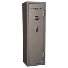 Tracker Safe Gun Safe TS08 With Electronic Lock - 30 Min Fire Rating 18x15-1/2x59 - 8 Gun Cap. Gray