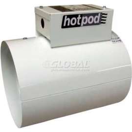 TPI Hotpod 8" Diameter Inlet Duct Mounted Heater Hardwired HP8-1440120-2T 1440/720W 120V