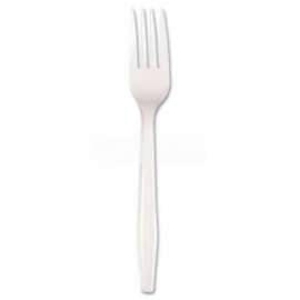 Boardwalk BWKFORKBX, Forks, Polystyrene, White, 100/Box