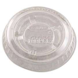 Dart DCCPL100N, Portion Cup Lids, Fits 1/2-1 oz. cups, Plastic, Clear, 2500/Carton