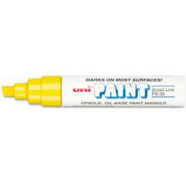 Sanford uni-Paint Marker, Broad Tip, Yellow