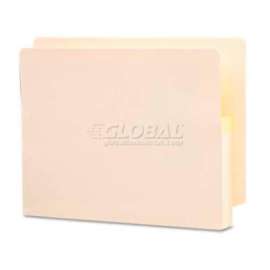 Smead 1-3/4" Accordion Expansion End Tab File Pocket, Straight Tab, Ltr, Manila, 25/Bx