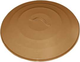 Lid for 13-Gallon Copper Galvanized Steel Round Trash Can