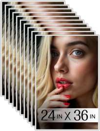 Poster Frame, 24'' x 36'', White, 10/Carton