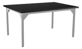 NPS - Steel Series Gray 60"L x 42"W x 30"H Science Table with Chemical Resistant Top