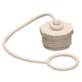 PLUG & STRAP 3/4' WHT BULK