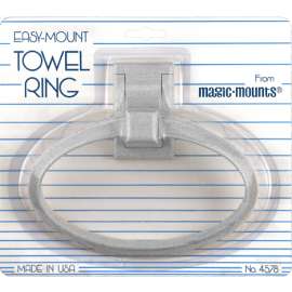 TOWEL RING 1PK WHITE