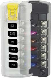 FUSE BLOCK STBLADE 6CIRC IND