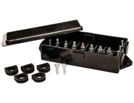 BOX JUNCTION ELECTRICAL PLASTIC W/7