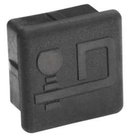 RECEIVER TUBE COVER