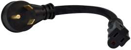 30AM-15AF 12' ADAPTER BLACK BULK