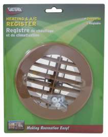 ROUND REGISTER BEIGE