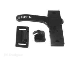 SCREEN DOOR LATCH BLACK L