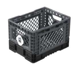 MEDIUM COLLAPSIBLE CRATE GRAY