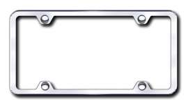 ABS 4HOLE PLAIN CHR FRAME