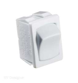 10A WHITE ROCKER SWITCH