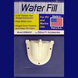WATER FILL SPOUT POL-WHIT