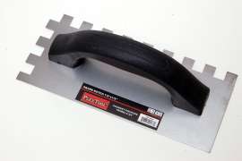 9" x 4" Economy Finishing Notched Trowel, Square Notch 1/2" x 1/2"