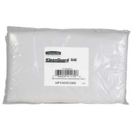 KLEENGUARD A40 Liquid/Particle Sleeve Protectors, 18", Elastic Closure, White