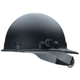 Roughneck P2 Hard Cap, 8 Point Ratchet, Quick-Lok, P2HN, Black