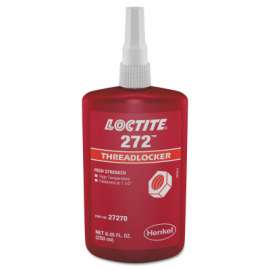 272 Threadlockers, High Temp/High Strength, 250 mL, Red