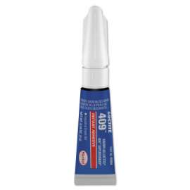 409 Super Bonder Instant Adhesive, General Purpose Gel, 3 g, Tube, Clear